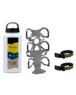 01-050-3218-0 ZEGA Pro/ZEGA Mundo piastra adattatrice: supporto bottiglie-singolo con Touratech bottiglia di alluminio 0,6 litri