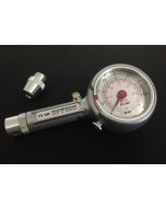 01-070-6007-0 Tyre pressure gauge with straight and 90° sloping connector and drain valve