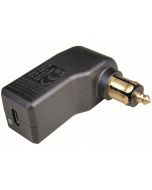 01-030-0114-0 Angled USB-C standard plug, 12-24V / 5V, max. 3A for motorcycle socket