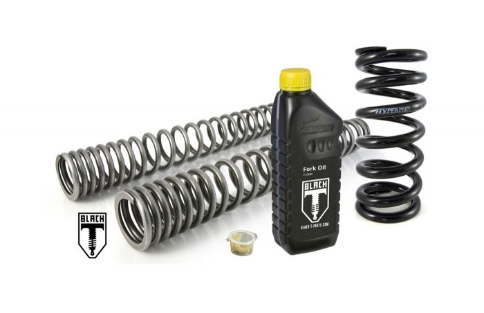 01-058-2648-0 BLACK-T progressive replacement springs for Yamaha XSR 900 2016 - 2020