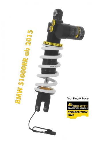 01-058-0053-0 Touratech Suspension Competition Plug & Race Shock Absorber for BMW S1000RR from 2015