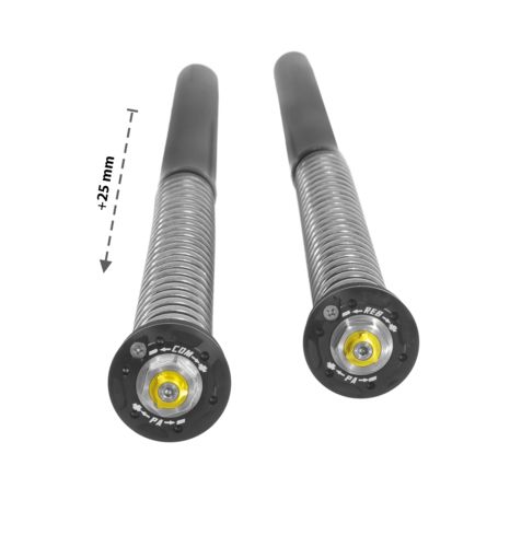 01-632-5874-0 Touratech Suspension Cartridge Kit Extreme +25mm per Yamaha Tenere 700 (2019-)