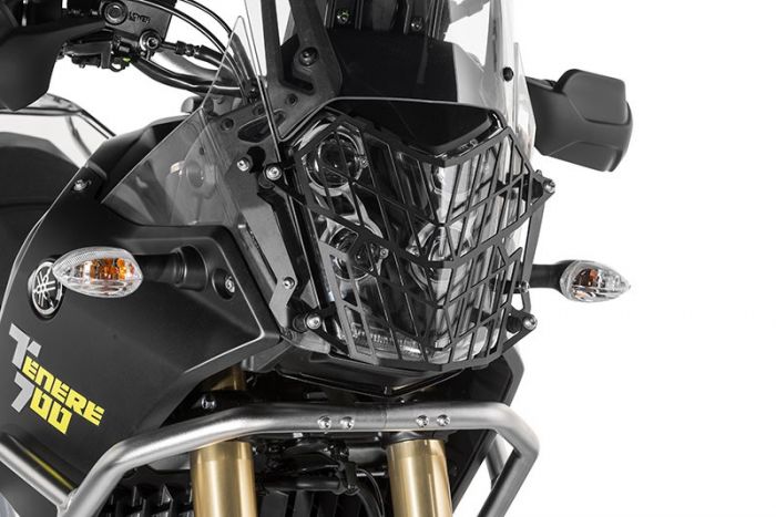 01-632-5095-0 Protezione fari con chiusura veloce per Yamaha Tenere 700 (-2024) *OFFROAD USE ONLY*
