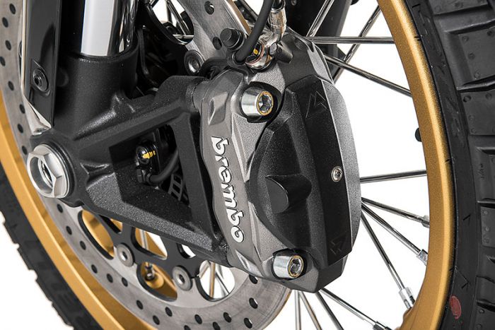 01-621-5172-0 Brake calliper cover front, black for Ducati Scrambler from 2015