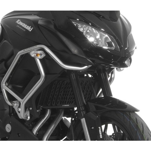 01-408-5016-0 Protezione radiatore per Kawasaki Versys 650 da 2015, alluminio, nero