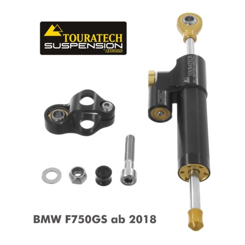 01-082-5890-0 Ammortizzatore di sterzo Touratech Suspension *CSC* per BMW F750GS (2018-2023) +incl. Kit di montaggio+