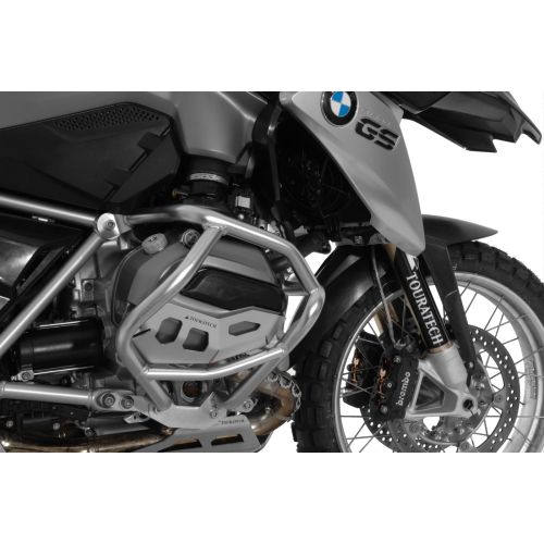 01-045-5130-0 Protezione cilindri in alluminio color naturale, per BMW R1200GS a partire dal 2013/ BMW R1200RT a partire dal 2014/ BMW R1200R da 2015/ BMW R1200RS