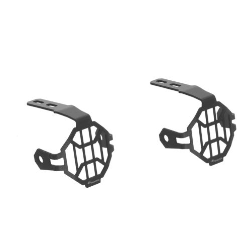 01-045-5468-0 Protezione faro per il faro supplementare LED originale BMW, alluminio anodizzato, nero (-2017) *OFFROAD USE ONLY*