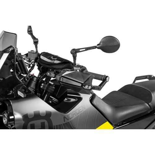 01-372-5661-0 Protezioni per le mani DEFENSA Expedition, nero, per KTM, Husqvarna e CFMoto