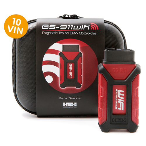 01-030-0195-0 GS-911 WIFI OBD2 appassionato 10 VIN strumento diagnostico per moto BMW