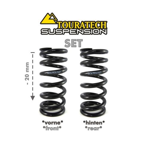 01-045-7446-0 Molle di ricambio anteriore e posteriore abbassamento -20mm per BMW R1200GS (LC) Adventure 2014-2018 