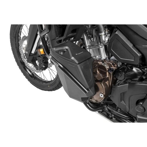 01-403-5159-0 Cassetta degli attrezzi con barra proteggimotore - Kit retrofit - sinistro, inox, nero per Honda CRF1100L Africa Twin/ CRF1100L Adventure Sports
