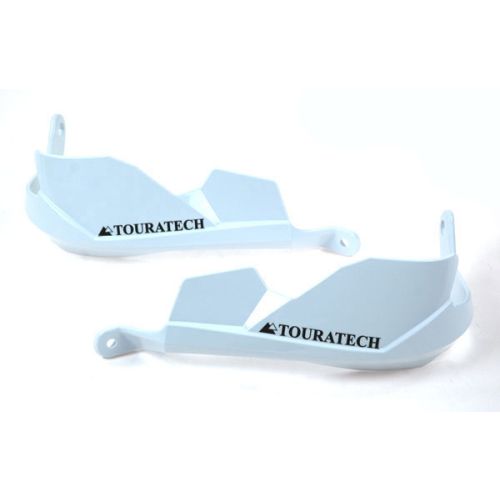 01-040-6685-0 Protezioni paramani GD con set di montaggio BMW F800GS fino a 2012, per manubrio in alluminio bianco