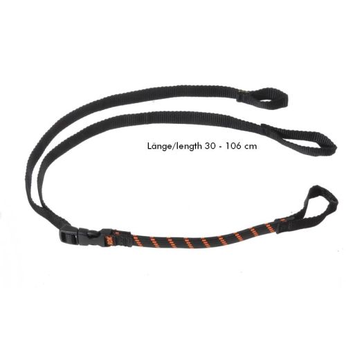 01-055-0422-0 Rokstraps Strap It™  Pack Adjustable *nero-arancia* 30-106 cm