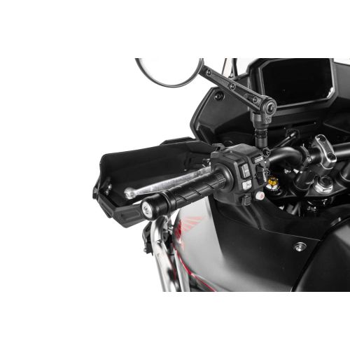 01-401-5661-0 Protezioni per le mani DEFENSA Expedition, nero, per Honda XL750 Transalp