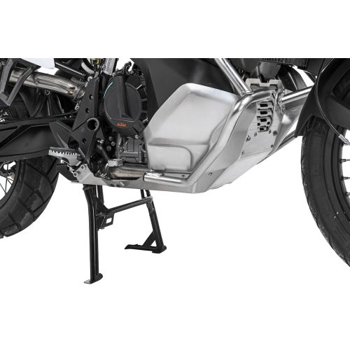 01-372-5132-0 Protezione motore RALLYE Evo, Alluminio per KTM 790 Adventure/ 790 Adventure R - KTM cavalletto central