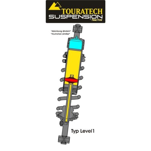01-048-5860-0 Touratech Suspension ammortizzatore *posteriore* per BMW F800GS fino a 2012 Tipo *Level1*