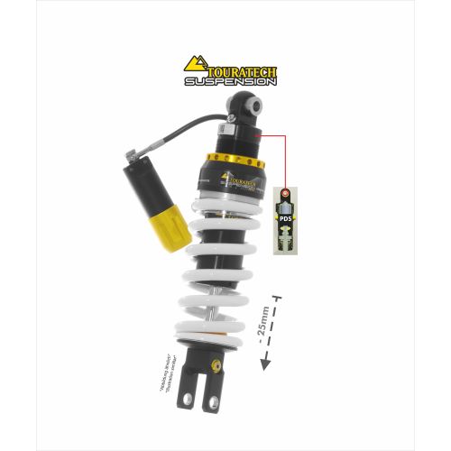 01-401-5866-0 Touratech Abbassamento delle sospensioni (-25 mm) per Honda XL 750 Transalp (2023-) Tipo Level2
