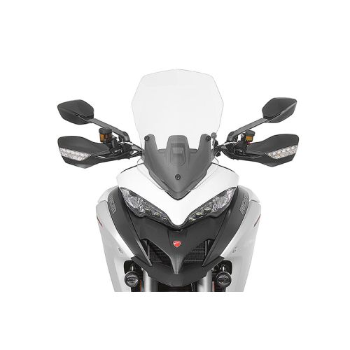 01-619-6220-0 Paravento, L, trasparente, per Ducati Multistrada 1200 da 2015, 950