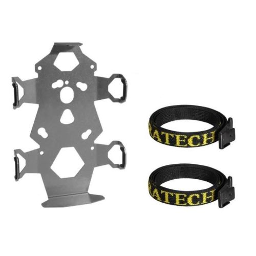 01-050-3215-0 ZEGA Pro/ZEGA Mundo set porta accessori, piastra adattatrice per tanica supplementare con tanica supplementare Touratech 2 litri