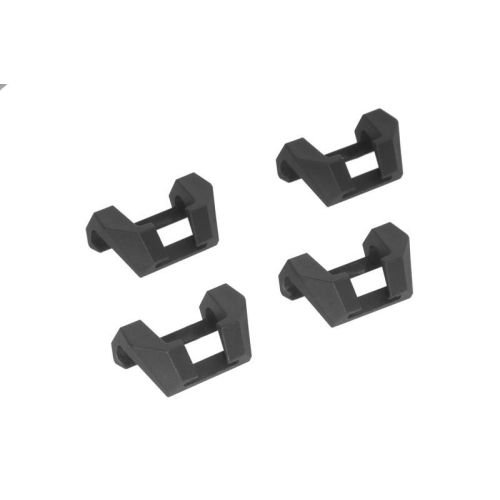 01-050-0885-0 ZEGA ganci per il cofano bagagliaio, Set di 4 pezzi, per 20mm di cinghia