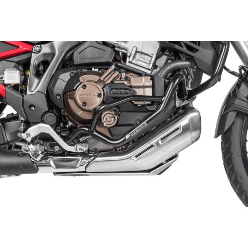 01-403-5167-0 Cassetta degli attrezzi con barra proteggimotore DCT - completa - inox, nero per Honda CRF1100L Africa Twin / CRF1100L Adventure Sports