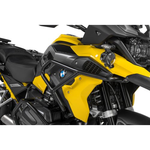 01-037-5163-0 Barre paracarene per carenatura in acciaio inox, nero per BMW R1250GS/ R1200GS (2017-)