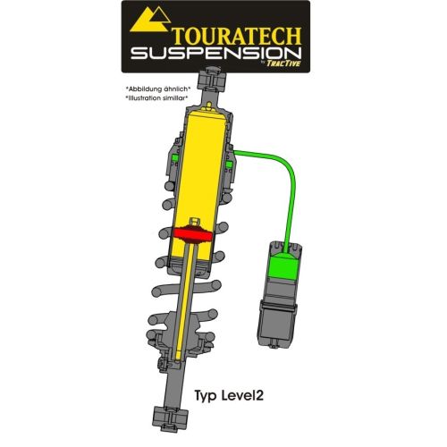 01-390-5882-0 Puntone della sospensione Touratech per Suzuki V-Strom 650/XT (2012-2020) tipo Level2