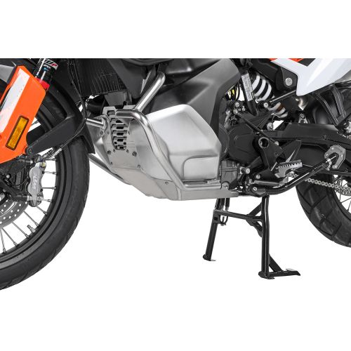 01-372-5132-0 Protezione motore RALLYE Evo, Alluminio per KTM 790 Adventure/ 790 Adventure R - KTM cavalletto central