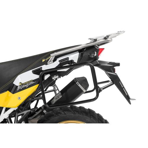 01-402-6556-0 Portabagaglio in acciaio inox, nero per Honda CRF1000L Africa Twin (2018-) /CRF1000L Adventure Sports