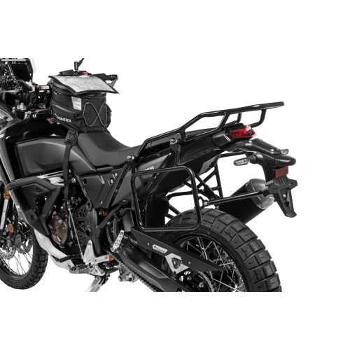 01-632-6560-0 Portabagaglio in acciaio inox, nero per Yamaha Tenere 700 / World Raid