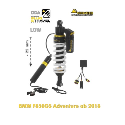 01-082-5876-0 Touratech Suspension amortizzatore abbassamento -25mm per BMW F850 GS Adventure (2018-2023) DDA / Plug & Travel