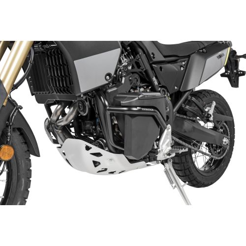 01-632-5167-0 Cassetta degli attrezzi con barra proteggimotore - completa - inox, nero per Yamaha Tenere 700 (-2024)