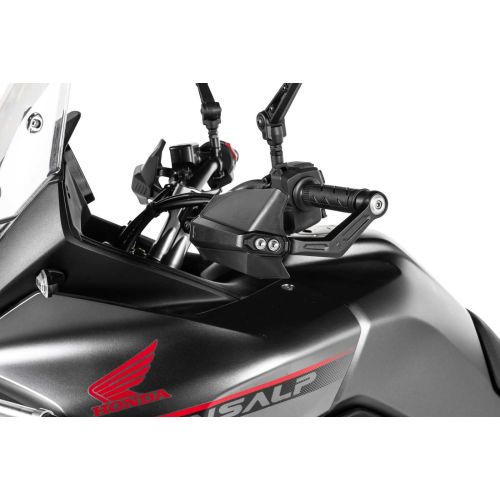 01-401-5661-0 Protezioni per le mani DEFENSA Expedition, nero, per Honda XL750 Transalp