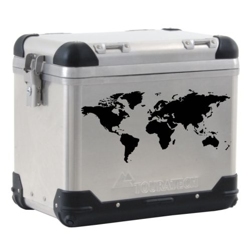 01-050-0800-0 Adesivo valige ZEGA PRO/ZEGA Pro2/ZEGA Mundo Planisfero nero