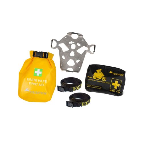 01-050-0918-0 ZEGA Pro/ZEGA Mundo - Piastra adattatrice con kit di pronto soccorso, by Touratech Waterproof