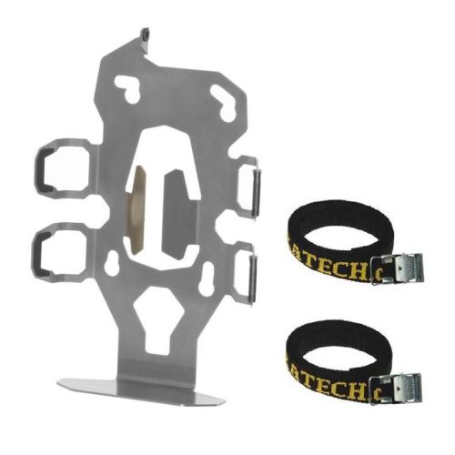 01-050-3217-0 ZEGA Pro2 supporto bottiglie-doppio con 2x Touratech bottiglia di alluminio 0,6 litri