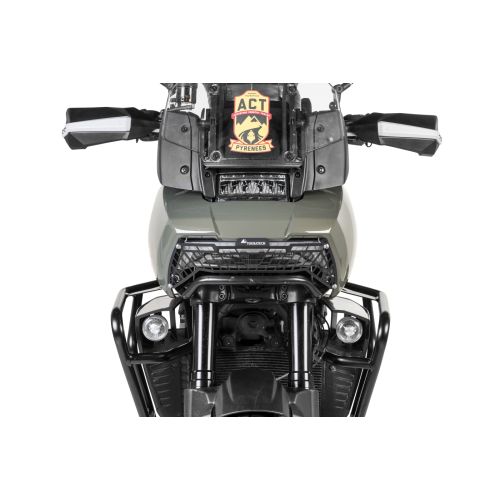 01-440-5095-0 Protezione faro nero, con chiusura rapida per Harley-Davidson RA1250 Pan America