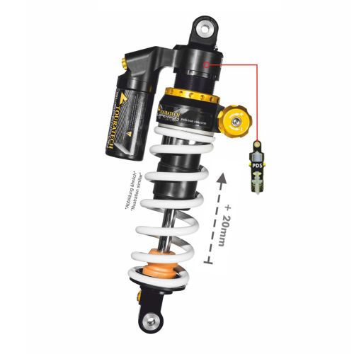 01-371-5876-0 Touratech Suspension +20mm ammortizzatore per KTM 1290 Super Adventure R (2021-) Tipo Extreme