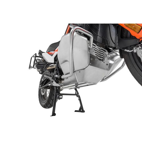 01-372-5132-0 Protezione motore RALLYE Evo, Alluminio per KTM 790 Adventure/ 790 Adventure R - KTM cavalletto central