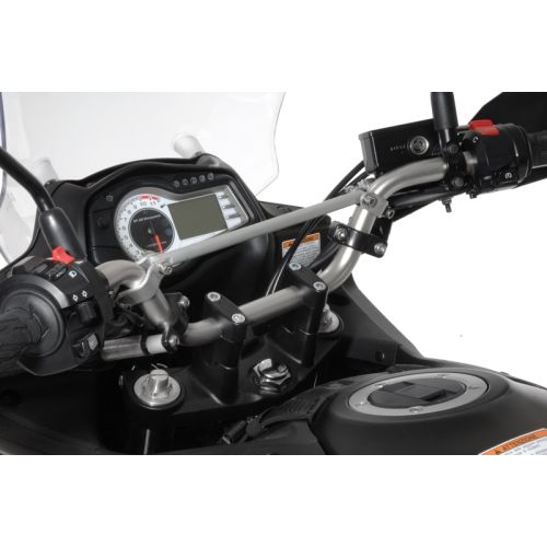 01-390-5255-0 Rialzo manubrio di 30 mm Tipo3, nero, per Suzuki DL 650/V-Strom 650/DL1000, KTM LC4