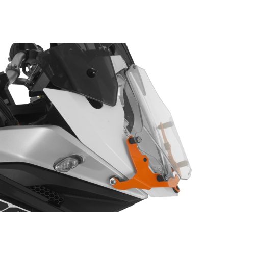 01-371-5091-0 Protezione faro in Makrolon, con chiusura rapida, supporti arancione per KTM 1050 Adventure/ 1090 Adventure/ 1190 Adventure/ 1190 Adventure R/ 1290 Super Adventure *OFFROAD USE ONLY*