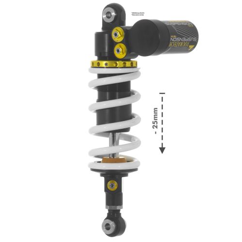 01-372-5905-0 Touratech Suspension Ammortizzatore abbassamento -25mm per CFMOTO 800MT (2025-) Tipo Extreme