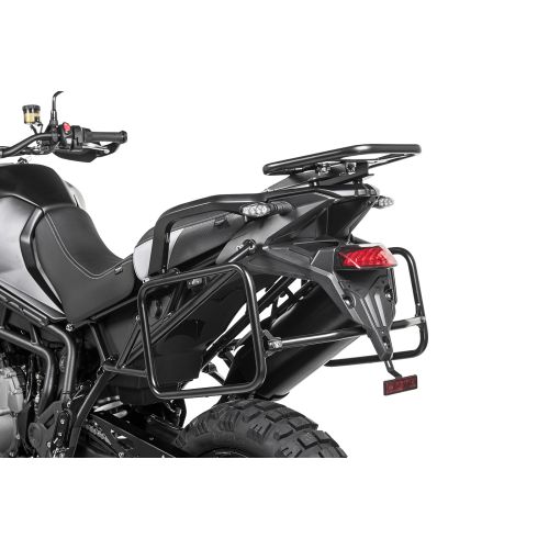 01-421-5560-0 Portabagagli in acciaio inox nero per Triumph Tiger 900