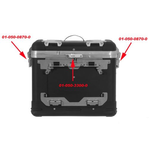01-050-3300-0 Serratura da incasso per ZEGA Pro2 Leva di sblocco