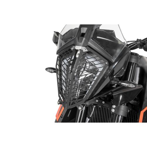 01-372-5095-0 Protezione fari con chiusura veloce per KTM 890 Adventure (-2022)/ 890 Adventure R (-2022)/ 790 Adventure / 790 Adventure R/ 390 Adventure *OFFROAD USE ONLY*