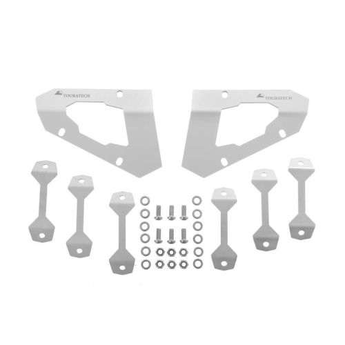 01-045-5166-0 Mascherina per barre paracarene BMW R1200GS Adventure originale dal 2014, argento anodizzata