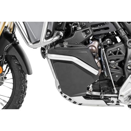 01-632-5165-0 Cassetta degli attrezzi con barra proteggimotore - completa - inox per Yamaha Tenere 700 (-2024)