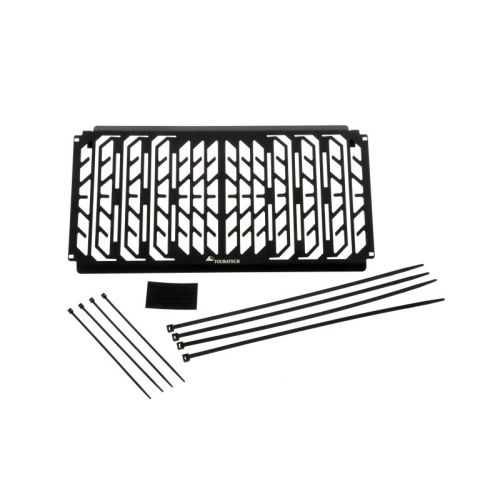 01-408-5016-0 Protezione radiatore per Kawasaki Versys 650 da 2015, alluminio, nero